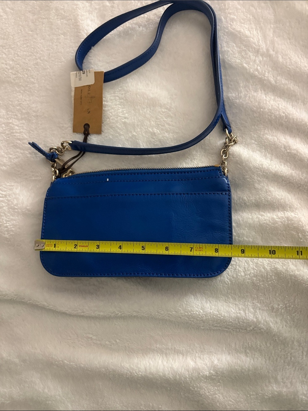 Cole Haan Royal Blue Crossbody with Gold-Tone Hardware - Picture 2 of 4